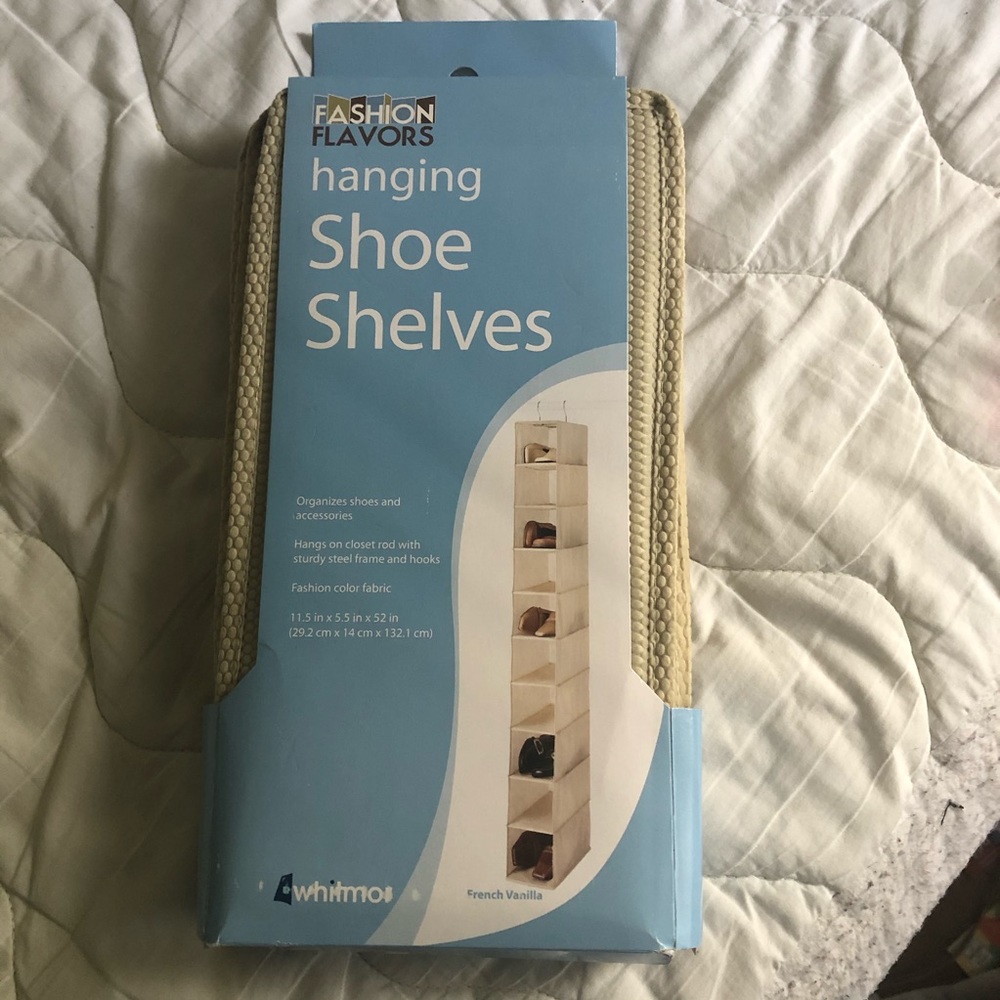 HANGING SHOE SHELVES by Whitmor